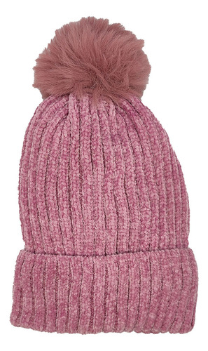 Gorro De Lana Bebé Invierno Pompon Con Corderito Abrigado