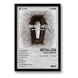 Quadro Álbum Spotify Death Magnetic - Metallica  40x60cm