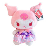 Kuromi Flores De Durazno Peluche Sanrio