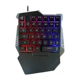 Teclado De Uma Mão G7-b 4in1 Mobile Game Keyboard Para Pc