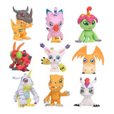 Boneco Digimon Digmon Miniatura Digimons Coleção Greymon 9un