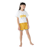 Pijama Infantil Menina Curto Comfort Estampado