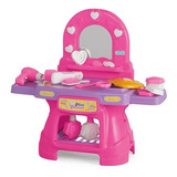 Brinquedo Infantil Penteadeira Menina Tateti Mini Glamour