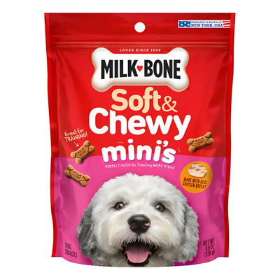 Milk Bone Soft & Chewy Minis Dog Treats Real Chicken 4.5 Oz | MercadoLibre