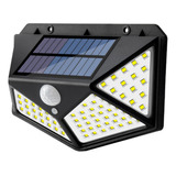 Lampara Luz Sensor Solar Exterior Movimiento 100 Leds