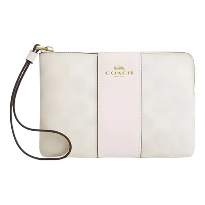 Muñequera Wrislet Coach Signature Single Corner Zip | Envío gratis