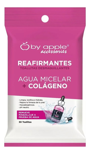 3pzas D Toallitas Desmaquillantes Agua Micelar+ácido Hialuró