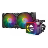 Enfriador De Agua Cougar Helor 240, 240 Mm, Rgb - 35ccl24