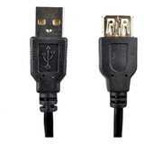 Cabo Extensor Usb 2.0 Evus A Macho X Femeapreto Modelo C-007