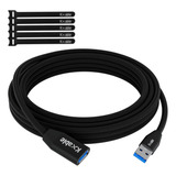 Cable De Extension Usb 3.0 De 15 Pies, Cable Extensor Tipo A