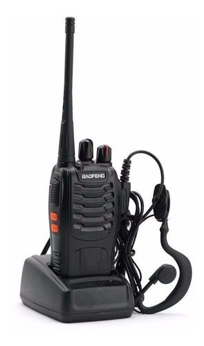 Handy Baofeng Radio Walkie Talkie Bf888s 16ch Uhf + Auricular Manos Libres