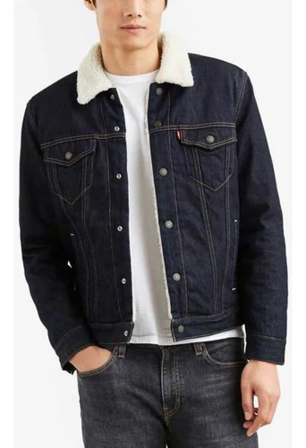 Jaqueta Masculina Levi´s Jeans Com Forro De Pele R.163650075