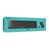 Kit Teclado Y Mouse Logitech Mk220 Inalambrico Pc Rosario