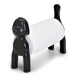 Porta Papel Toalha Dog - Preto/vermelho/branco