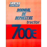 Manual De Repuestos Tractor Fiat 700e