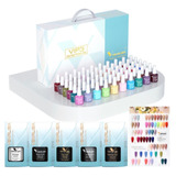 Kit Esmaltes Permanente De 60 Colores +carta/top/base/primer