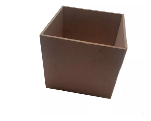 6 Cajas Sin Tapa 15x15x10 De Madera Mdf