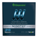 Encordoamento Giannini Geegst.10 Pn Nanotech Guitarra 010