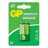 100 Baterias Gp Batteries Greencell Zinco Carvão 9v Blister