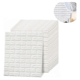 Pegatina Pared Patron Ladrillo Papel Tapiz 35 X 38 Cm, 10 Un