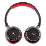Audífonos Diadema Kaiser Mh-9086 Manos Libres Bluetooth Color Rojo
