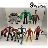 Muñecas Ben 10 Con 9 Piezas Figuras De Acción De 12 Cm