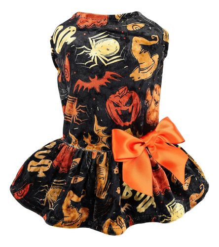 Fitwarm Halloween Terciopelo Ropa Perro Disfraz Cachorro Ves