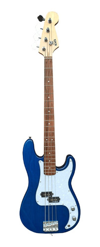 Bajo Electrico Precision 4 Cuerdas Newen Blue Wood