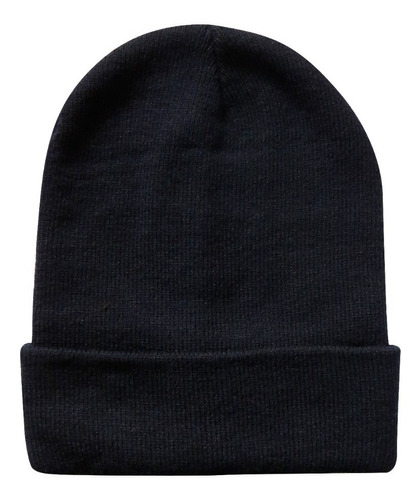 Gorro Beanie De Lana Adulto Con Doblez