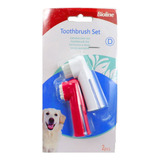 Cepillos De Dientes De Dedo Perros Y Gatos Bioline Set X2