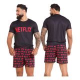 Pijama Masculino Adulto De Verao Descolado E Confortavel