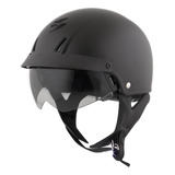 Exo-c110 Casco De Mitad De Rostro, Para Adulto, Unisex