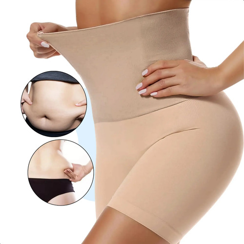 Cinta Modeladora Feminina Short Reduz Medidas Compressão