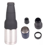 Vaso Thermos Cup 4 En 1 Con Cuello Largo, Color Negro