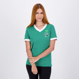 Camisa Palmeiras Retrô Mundial 1951 Feminina Verde
