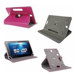 Estuche Funda Eco Cuero Universal Giratoria Para Tablet 7