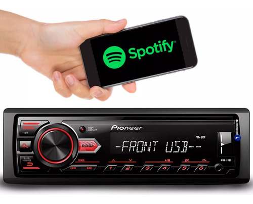 Player Automotivo Pioneer Mvh 98ub Entrada Usb E Auxiliar