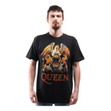 Camiseta Queen Escudo Color Rock Activity