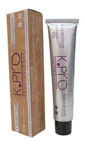  Kpro Tonalizante Caviar Color System Kcomplex Cor Natural Tom 1.0 - Preto Natural