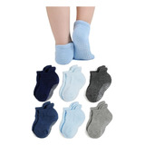 Calcetines Antideslizantes Para Bebés (12-36 Meses) 6 Pares