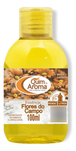 Essência Flores Do Campo Concentrada 100ml Rende 5l