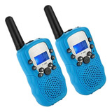 Walkie Talkies Azul Eu Radio Adultos Niños Caja Vox '