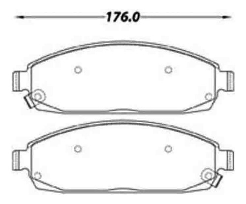 Pastillas De Freno Jeep Grand Cherokee Iii - Iv 05/ Del Foto 2