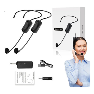 Micrófono Cabeza Inalámbrico Para Amplificador, Altavoz 2pcs | Envío gratis