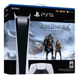 Console Sony Playstation 5 Digital Edition, 825gb, Cfi-1115b + Midia Digital God Of War Ragnarok