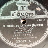 Pasta Jazz Savoy Con Trompetista Esteban Odeon C558