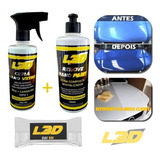 Combo Renovador De Pintura E Cera Liquida + Clay Bar L3d