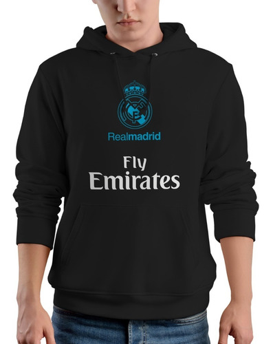 Sudadera Real Madrid  Logo Fly Emirates 