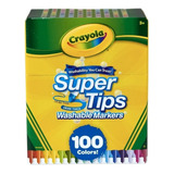 Crayola Super Tips 100 Plumones De Colores Diferentes Nuevos