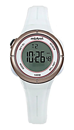 Reloj Mistral Ldx-bao Cronometro Alarma Luz 100m Wr Gemma